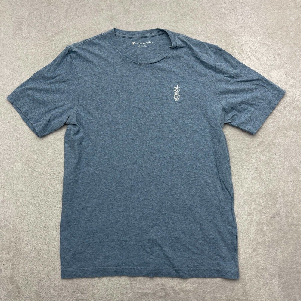 Travis Mathew T-Shirt Mens Medium Gray Performance Outdoor Comfort